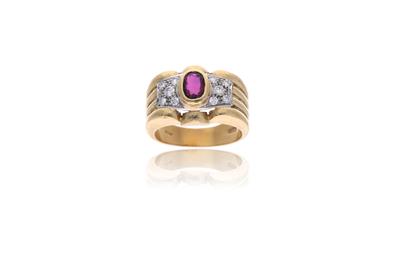 Anello con diamanti - Asta Preziosi