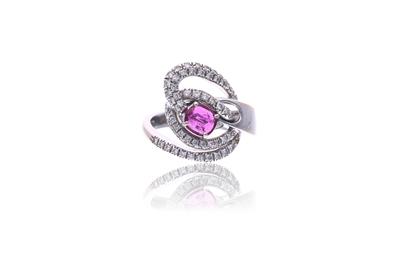 Anello con rubino e diamanti - Asta Preziosi