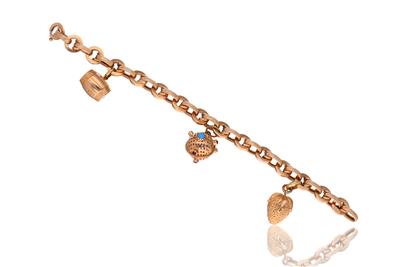 Bracciale e 3 charms con pietre - Asta Preziosi