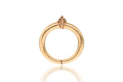 Bracciale rigido con diamanti - Asta Preziosi