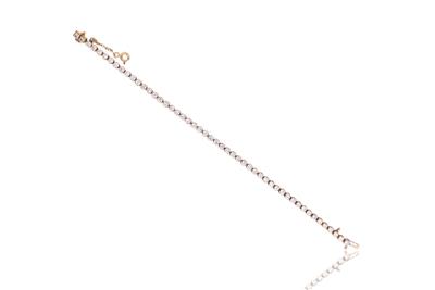 Bracciale tennis con diamanti - Asta Preziosi