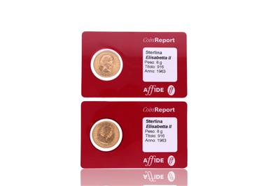 Due Sterline inglesi - Asta Preziosi