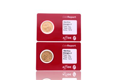 Due Sterline inglesi - Asta Preziosi