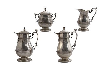 Servizio da te-caffe in argento - Asta Preziosi