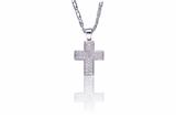 Collana e ciondolo a forma di croce con pietre - Asta Preziosi Collana e ciondolo a forma di croce con pietre - Asta Preziosi