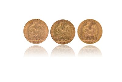 20 Franchi, 3 monete - Asta Preziosi