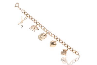 Bracciale con 5 ciondoli - Asta Preziosi