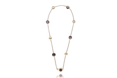 Chimento, collana con quarzi sfaccettati e diamante - Asta Preziosi