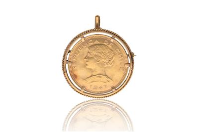 Spilla utilizzabile come ciondolo - Asta Preziosi