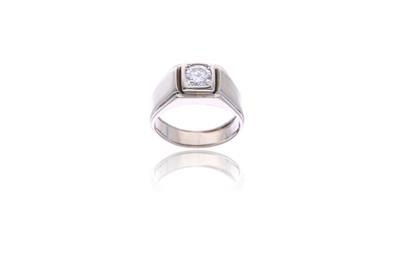 Anello con diamante - Asta Preziosi