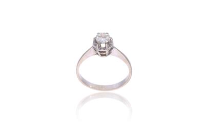 Anello con diamante - Asta Preziosi