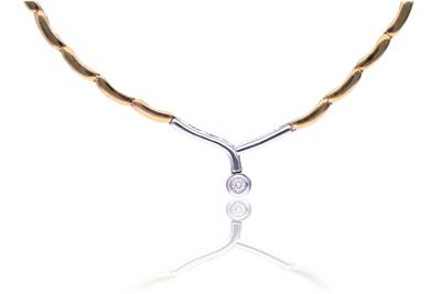 Collana con diamante - Asta Preziosi