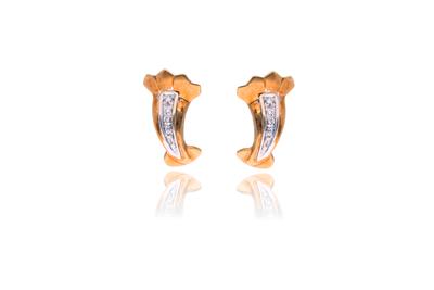 Paio di orecchini con diamanti - Asta Preziosi