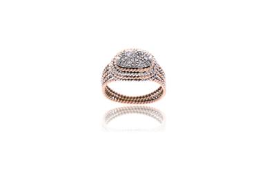 Anello con diamanti - Asta Preziosi