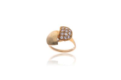 Anello in oro con diamanti - Asta Preziosi