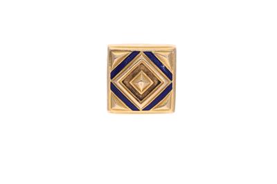 Anello in oro con smalti - Asta Preziosi