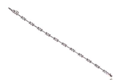 Bracciale in oro con diamanti - Asta Preziosi