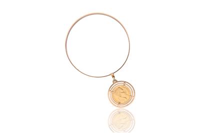Bracciale in oro con moneta - Asta Preziosi