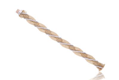 Bracciale in oro con pietre - Asta Preziosi