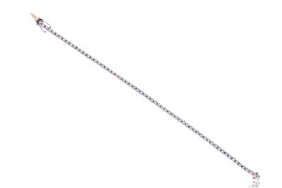 Bracciale tennis con diamanti - Asta Preziosi