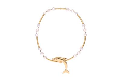 Collana in oro con perle - Asta Preziosi