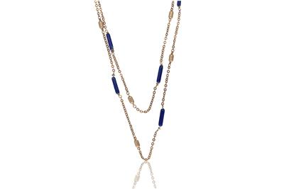 Collana in oro con smalto - Asta Preziosi