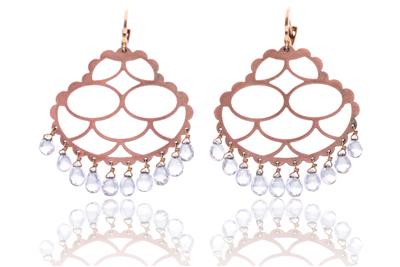 Paio di orecchini con acquamarine - Asta Preziosi