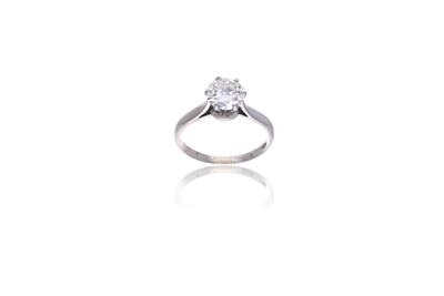 Anello con diamante - Asta Preziosi