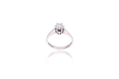 Anello con diamante - Asta Preziosi