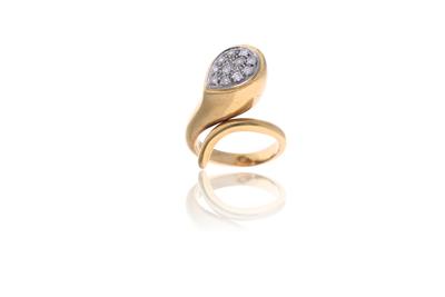 Anello con diamanti - Asta Preziosi