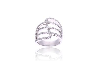 Anello in oro con diamanti - Asta Preziosi