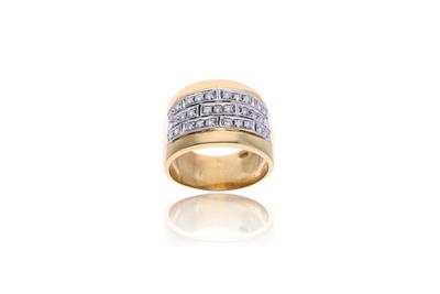 Anello in oro, con diamanti - Asta Preziosi