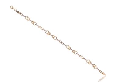 Bracciale in oro bicolore - Asta Preziosi