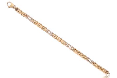 Bracciale in oro bicolore - Asta Preziosi