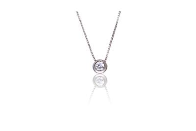 Collana con diamante - Asta Preziosi
