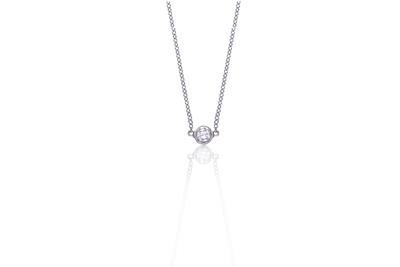Collana con diamante - Asta Preziosi