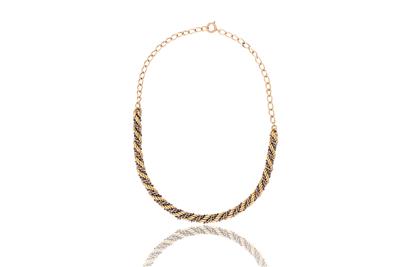 Collana in oro bicolore - Asta Preziosi
