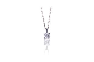 Collana punto luce con diamante - Asta Preziosi