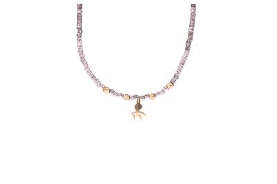 Dodo, collana in argento con ciondolo - Asta Preziosi