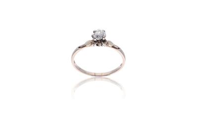 Anello con diamante - Asta Preziosi