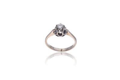 Anello con diamante - Asta Preziosi