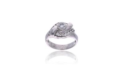 Anello con diamanti - Asta Preziosi