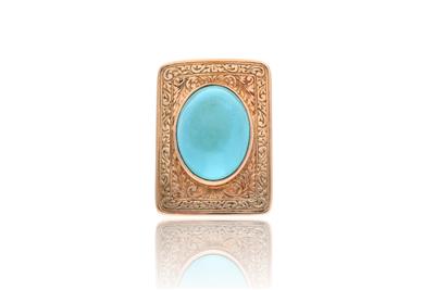 Anello in oro, con turchese - Asta Preziosi
