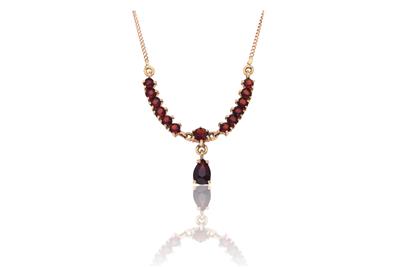 Collana con granati - Asta Preziosi