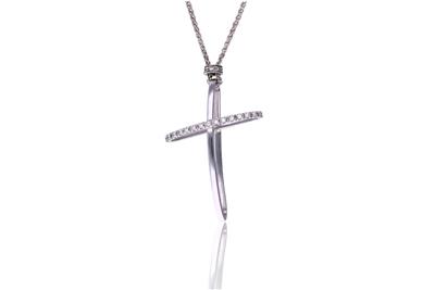 Collana e ciondolo con diamanti - Asta Preziosi