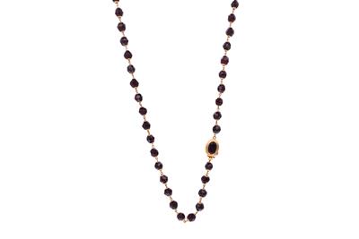 Collana in oro e granati - Asta Preziosi