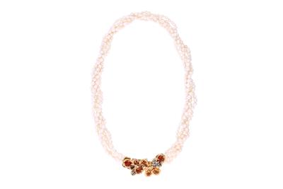 Collana torchon di perle di fiume - Asta Preziosi