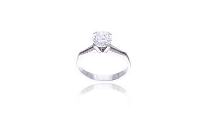 Anello con diamante - Asta Preziosi