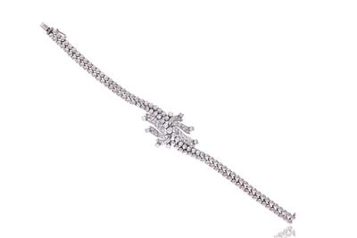 Bracciale in oro con diamanti - Asta Preziosi