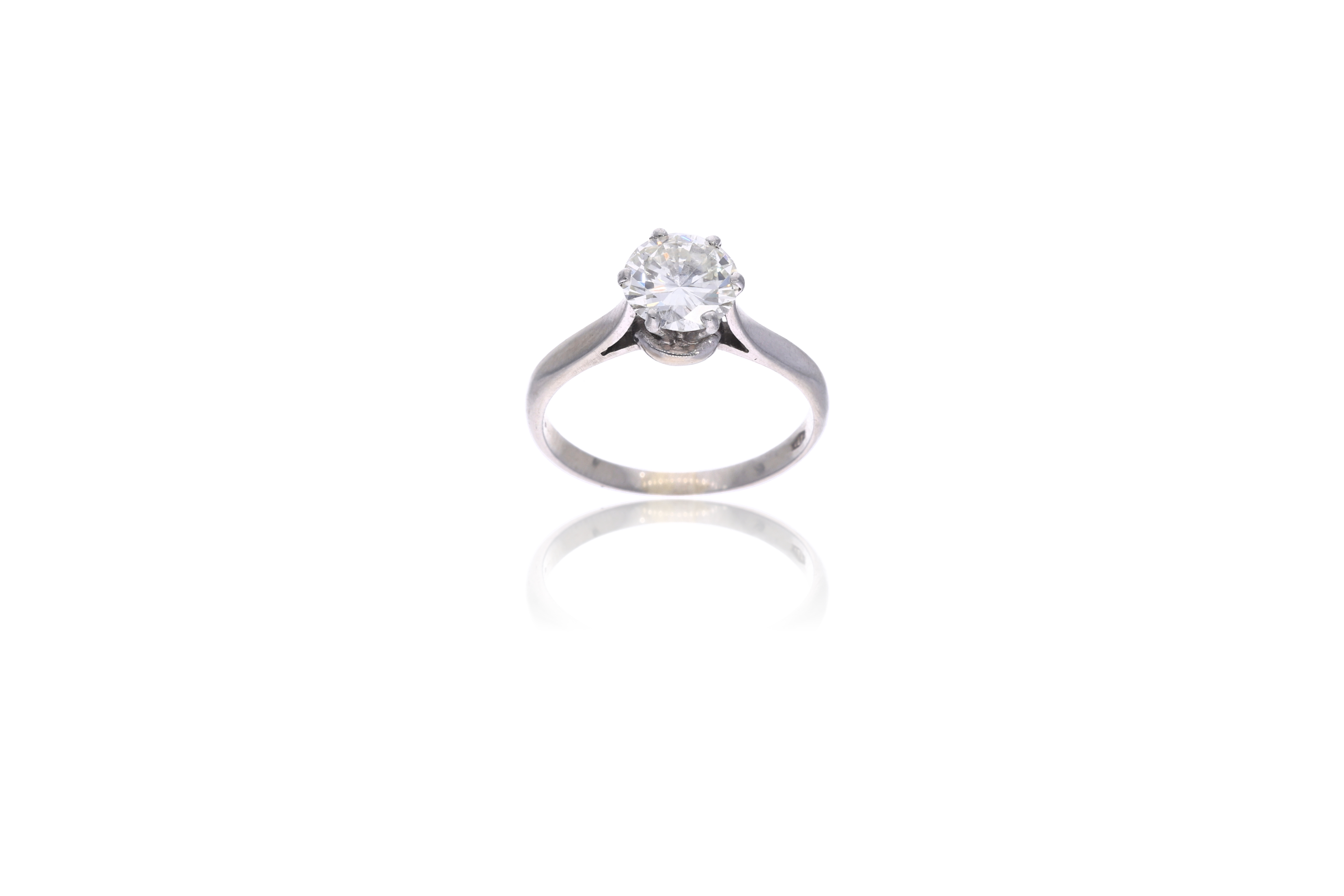 Anello con diamante - Asta Preziosi